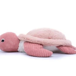 New Peluche géante Les Ptipotos Sauvenou la tortue rose (50 cm) Peluche Moyenne (20-59 Cm)