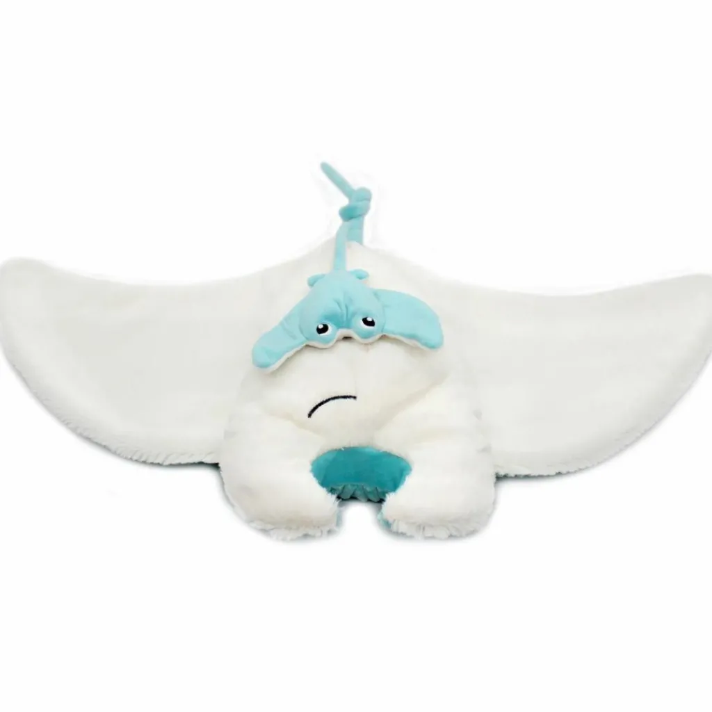Hot Peluche géante Mantalou la raie manta et son bébé Aqua (67 cm) Grande Peluche (60 Cm Et +)