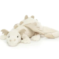 Peluche géante Scrumptious dragon neige (66 cm) Grande Peluche (60 Cm Et +)