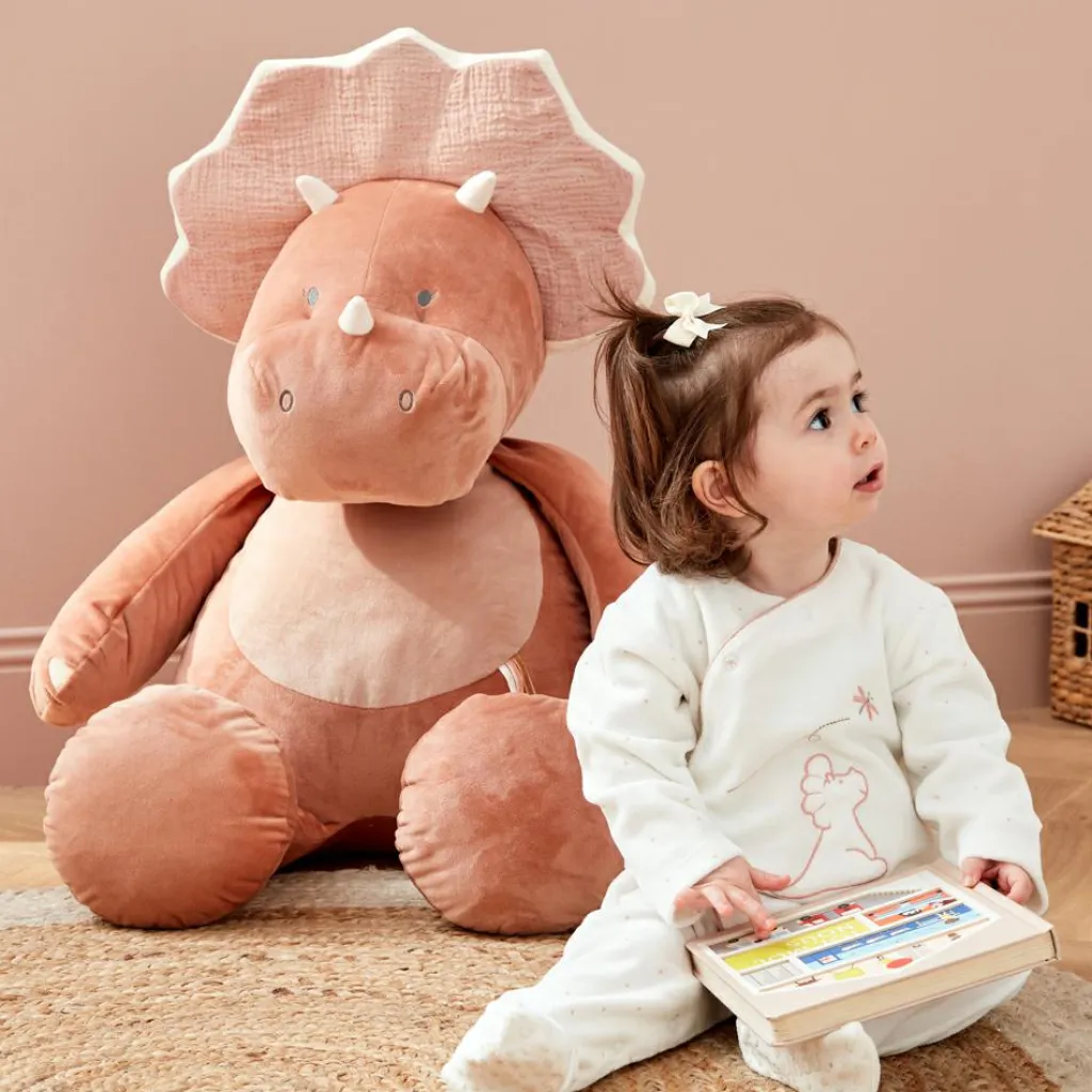 Clearance Peluche géante tricératops Popsie (80 cm) Grande Peluche (60 Cm Et +)