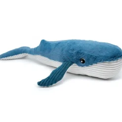 Peluche Gravillou baleine maman et bébé Les Ptipotos bleu Peluche Moyenne (20-59 Cm)