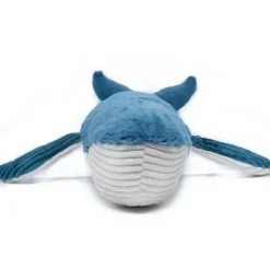 Peluche Gravillou baleine maman et bébé Les Ptipotos bleu Peluche Moyenne (20-59 Cm)