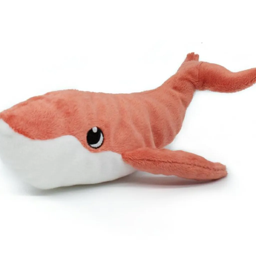 New Peluche Gravillou baleine maman et bébé Les Ptipotos terracotta Peluche Moyenne (20-59 Cm)