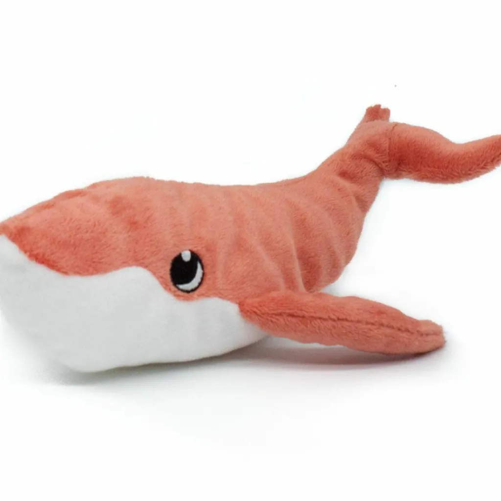 New Peluche Gravillou baleine maman et bébé Les Ptipotos terracotta Peluche Moyenne (20-59 Cm)