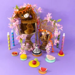 Online Peluche Hindou maman et bébé Les Ptipotos Cassonade (31 cm) Peluche Moyenne (20-59 Cm)