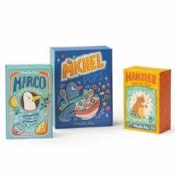 Online Peluche hochet goéland Marco Puce et Pilou (18 cm) Hochet