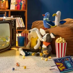 Best Peluche hochet pigeon Michel Puce et Pilou (20 cm) Hochet