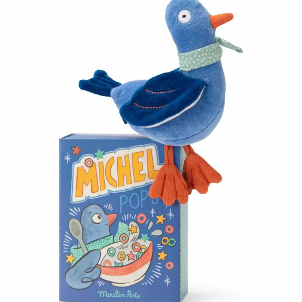 Best Peluche hochet pigeon Michel Puce et Pilou (20 cm) Hochet
