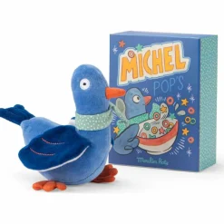 Best Peluche hochet pigeon Michel Puce et Pilou (20 cm) Hochet