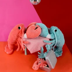 Sale Peluche Iloveyou maman et bébé Les Ptipotos Corail (48 cm) Peluche Moyenne (20-59 Cm)