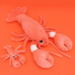 Sale Peluche Iloveyou maman et bébé Les Ptipotos Corail (48 cm) Peluche Moyenne (20-59 Cm)