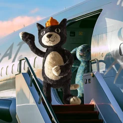 Hot Peluche Jack le chat Original (32 cm) Peluche Moyenne (20-59 Cm)