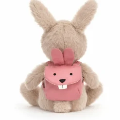 Outlet Peluche Lapin avec sac à dos (22 cm) Peluche Moyenne (20-59 Cm)