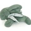 Clearance Peluche Lapin Doudou Pantin vert sauge (25 cm) Peluche Moyenne (20-59 Cm)