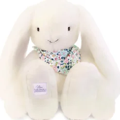 Clearance Peluche Lapin Fleurette Blanc (50 cm) Peluche Moyenne (20-59 Cm)