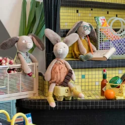 Online Peluche lapin ocre Trois petits lapins (38 cm) Peluche Moyenne (20-59 Cm)