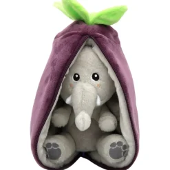 Online Peluche Les Flipetz Velvet l'éléphant-aubergine Petite Peluche (< 20 Cm)