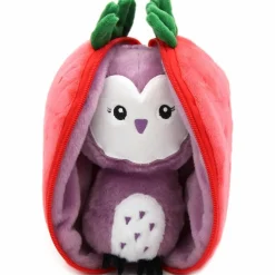Peluche Les Flipetz Violet la chouette-fraise Petite Peluche (< 20 Cm)