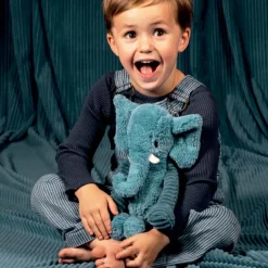 Hot Peluche Les Ptipotos Dimoitou l'éléphant (26 cm) Peluche Moyenne (20-59 Cm)