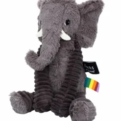 Outlet Peluche Les Ptipotos Dimoitou l'éléphant gris (35 cm) Peluche Moyenne (20-59 Cm)