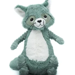 Online Peluche Les Ptipotos Netoitou le raton laveur vert (26 cm) Peluche Moyenne (20-59 Cm)