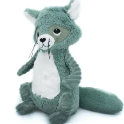 Online Peluche Les Ptipotos Netoitou le raton laveur vert (26 cm) Peluche Moyenne (20-59 Cm)