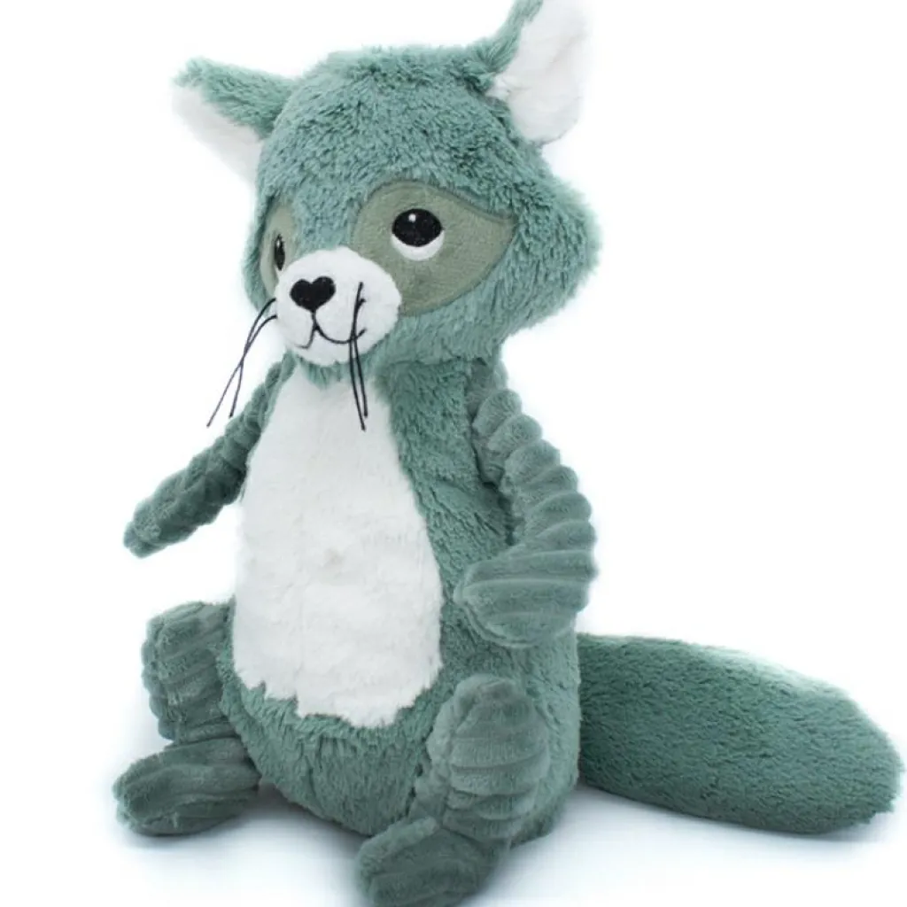 Online Peluche Les Ptipotos Netoitou le raton laveur vert (26 cm) Peluche Moyenne (20-59 Cm)