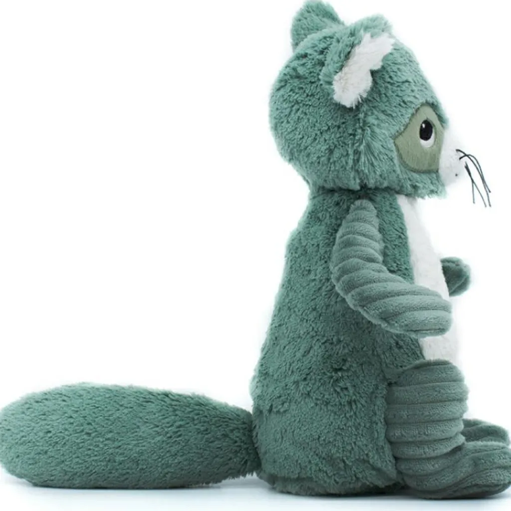 Online Peluche Les Ptipotos Netoitou le raton laveur vert (26 cm) Peluche Moyenne (20-59 Cm)