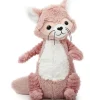 Clearance Peluche Les Ptipotos Netoitou le raton laveur rose (26 cm) Peluche Moyenne (20-59 Cm)