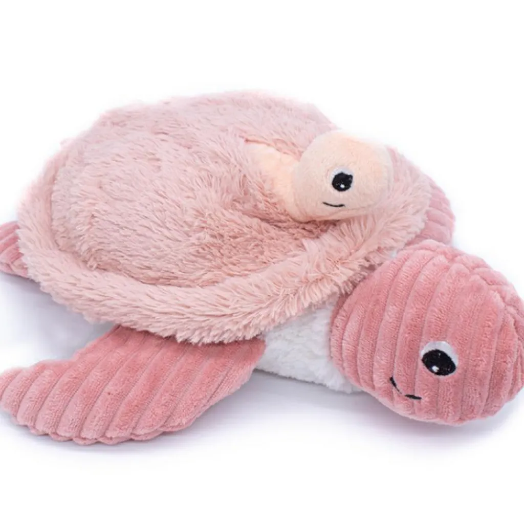 Online Peluche Les Ptipotos Sauvenou maman et bébé tortue rose (29 cm) Peluche Moyenne (20-59 Cm)