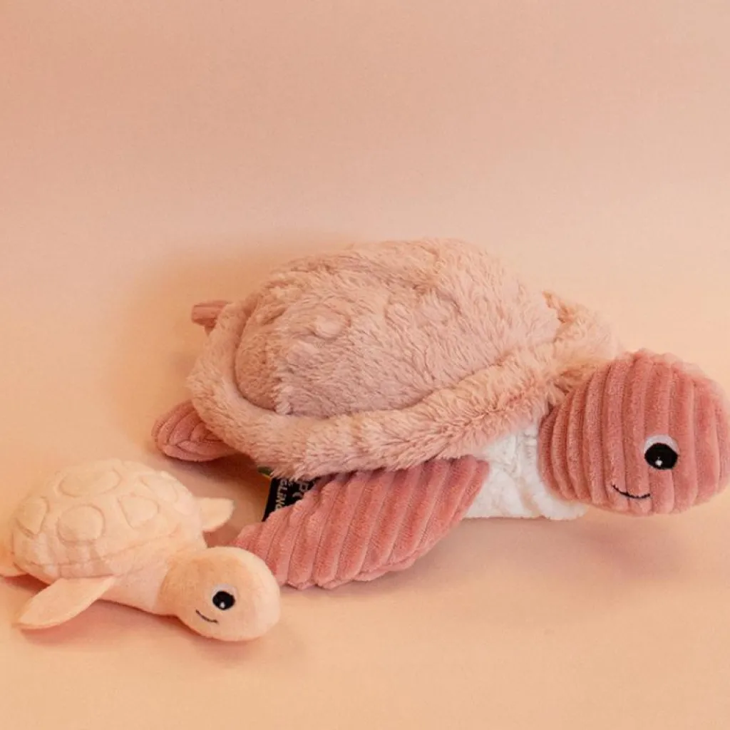 Online Peluche Les Ptipotos Sauvenou maman et bébé tortue rose (29 cm) Peluche Moyenne (20-59 Cm)