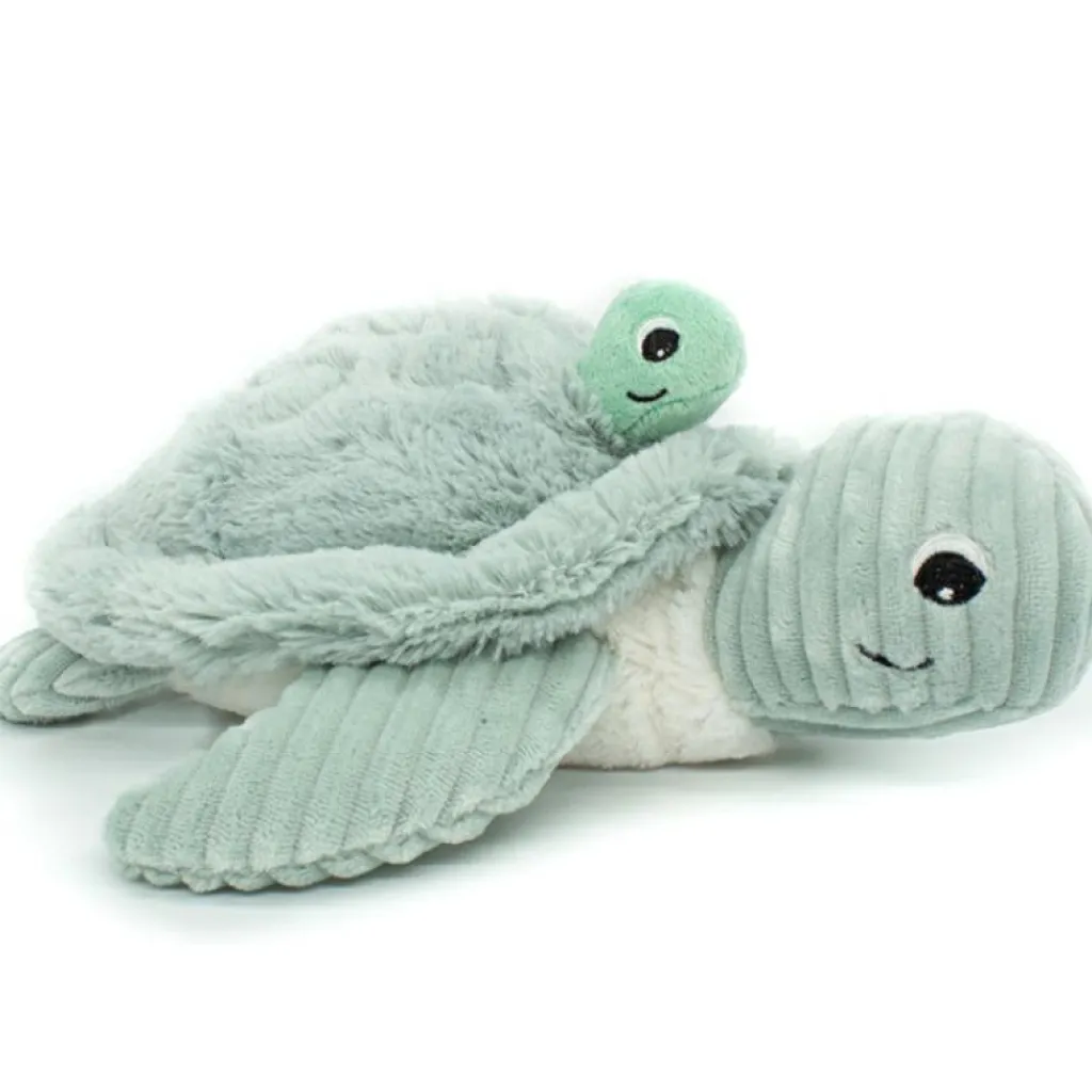 Sale Peluche Les Ptipotos Sauvenou maman et bébé tortue menthe (29 cm) Peluche Moyenne (20-59 Cm)