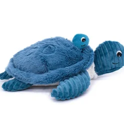 Clearance Peluche Les Ptipotos Sauvenou maman et bébé tortue bleu (29 cm) Peluche Moyenne (20-59 Cm)