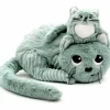 Sale Peluche Miaou le chat maman et bébé menthe (32 cm) Peluche Moyenne (20-59 Cm)