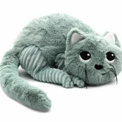 Sale Peluche Miaou le chat maman et bébé menthe (32 cm) Peluche Moyenne (20-59 Cm)