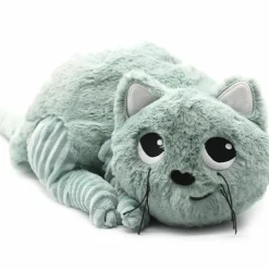 Sale Peluche Miaou le chat maman et bébé menthe (32 cm) Peluche Moyenne (20-59 Cm)