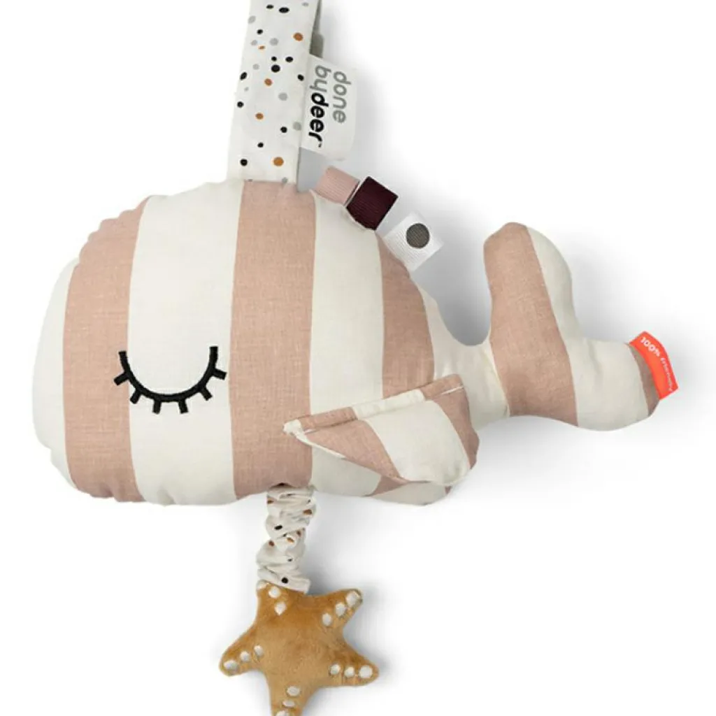 Discount Peluche musicale à suspendre baleine rose Wally Peluche Musicale