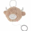 Sale Peluche musicale Fluffy en Veloudoux beige Peluche Musicale