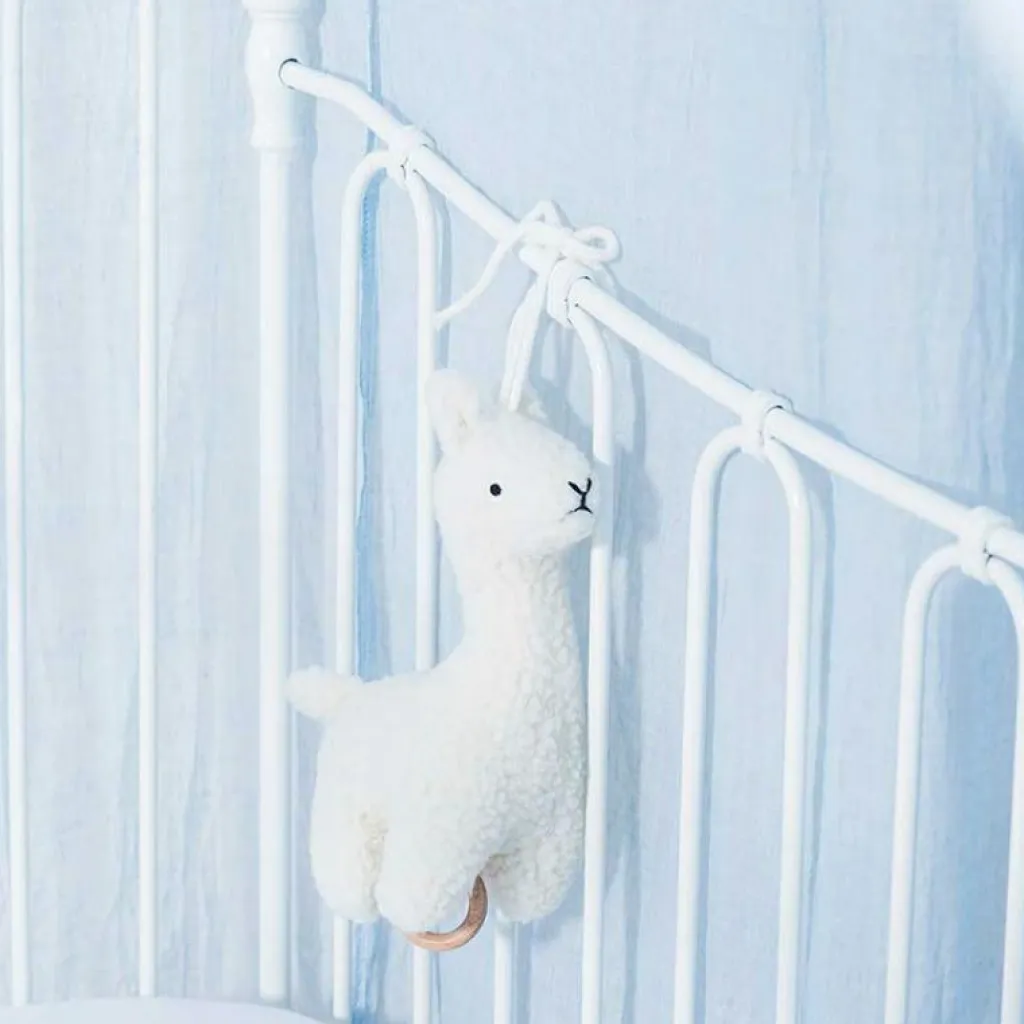 New Peluche musicale Lama blanc Peluche Musicale