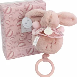 Best Peluche musicale Lapin Doudou rose (20 cm) Peluche Musicale