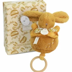 Clearance Peluche musicale Lapin Doudou ocre (20 cm) Peluche Musicale