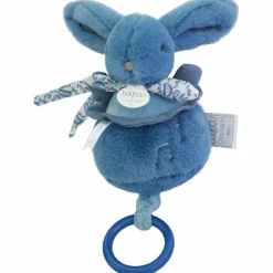 Best Peluche musicale Lapin Doudou bleu (20 cm) Peluche Musicale