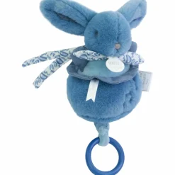 Best Peluche musicale Lapin Doudou bleu (20 cm) Peluche Musicale