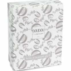 Hot Peluche musicale Lapin Doudou blanc (20 cm) Peluche Musicale