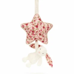 Discount Peluche musicale Lapin en fleurs Crème (30 cm) Peluche Musicale