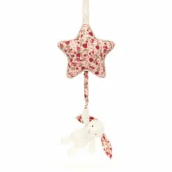 Discount Peluche musicale Lapin en fleurs Crème (30 cm) Peluche Musicale