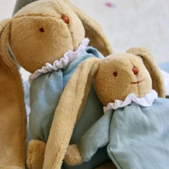 Hot Peluche musicale lapin nid d'ange vert céladon (28 cm) Peluche Musicale