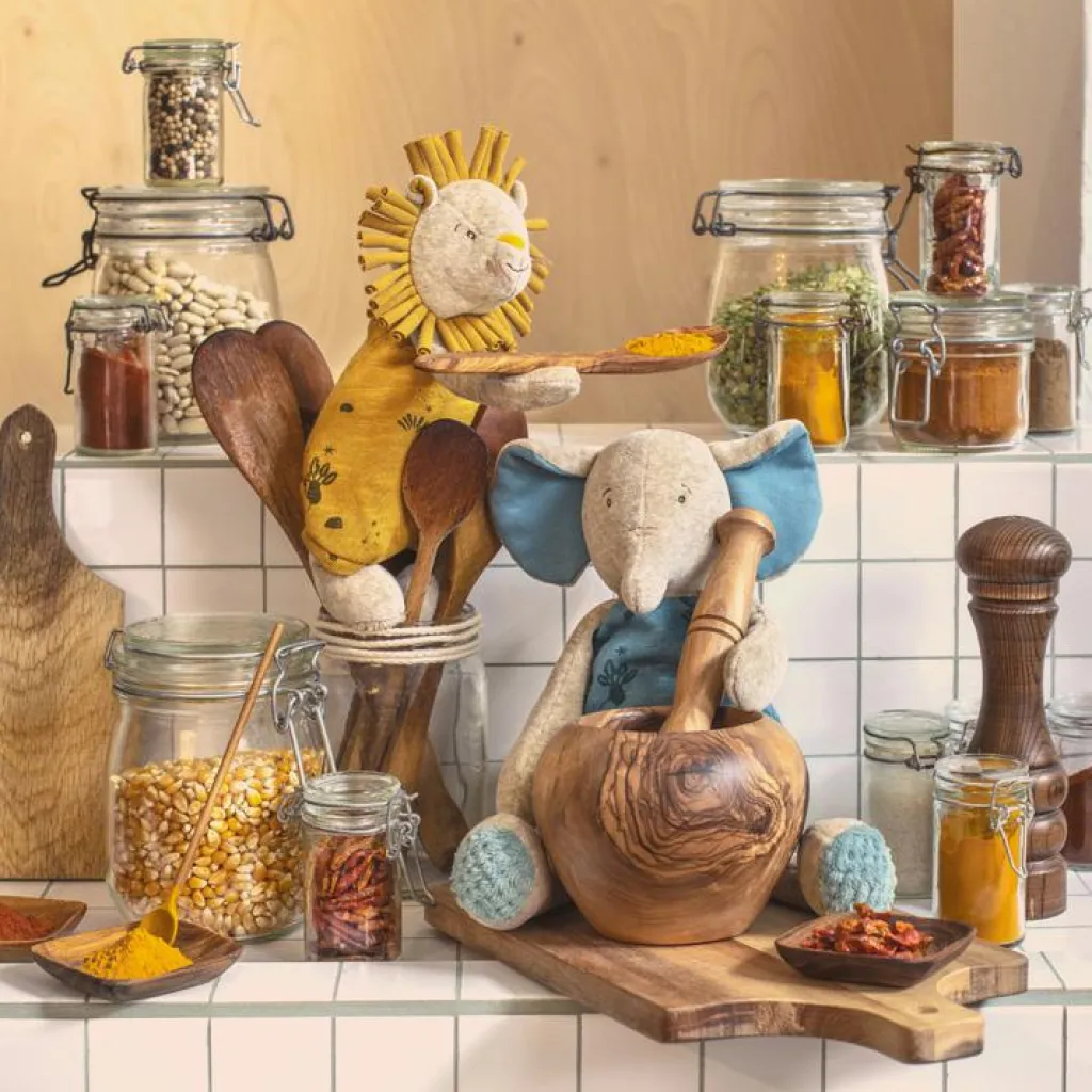 Hot Peluche musicale lion Sous mon baobab (28 cm) Peluche Musicale