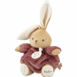 Peluche musicale Patapouf Lapin bordeaux (17 cm) Peluche Musicale