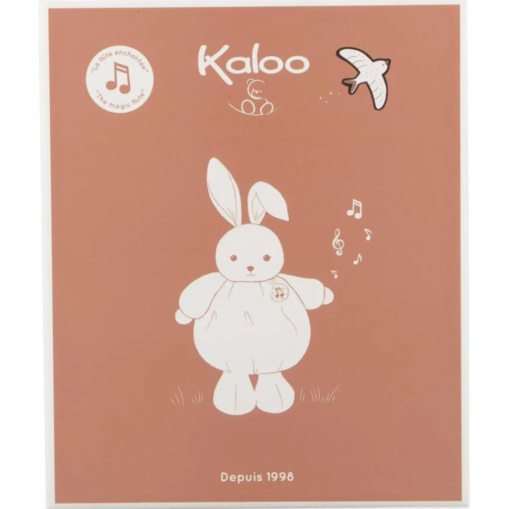 Hot Peluche musicale Patapouf Lapin crème (17 cm) Peluche Musicale